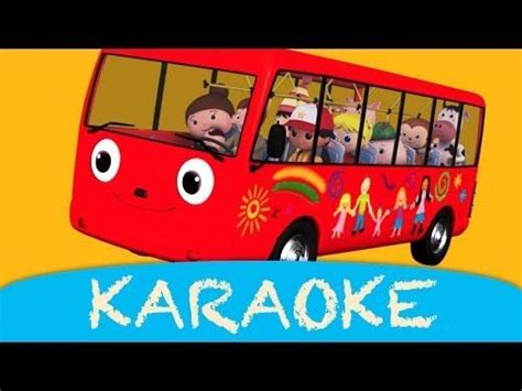 karaoke: Wheels On The Bus Part 2 - Instrumental Version With Lyrics HD from LittleBabyBum ...