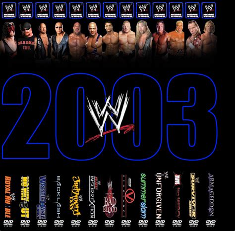 WWE DVD COLLECTION SPINE 2003 by FusionDesignings on DeviantArt