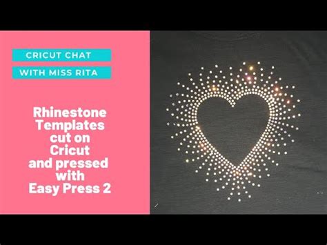 Rhinestone Template Designs with your Cricut - YouTube