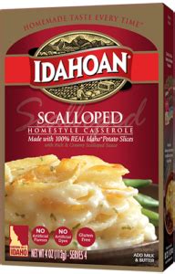 Scalloped Homestyle Casserole - Idahoan Mashed Potatoes - Idahoan Foods LLC