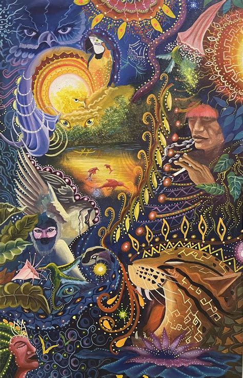 Vibrant Shamanic Art: A Captivating Journey of Colors and Symbols ...