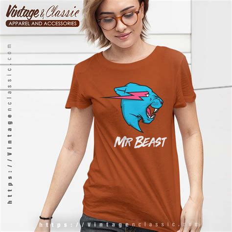 Mr Beast Merch Mr Beast Full Logo Shirt - Vintagenclassic Tee