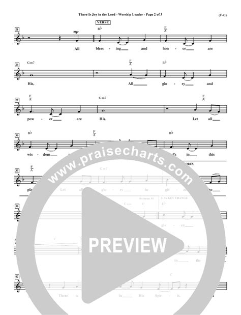 There Is Joy In The Lord Sheet Music PDF (Cheri Keaggy) - PraiseCharts