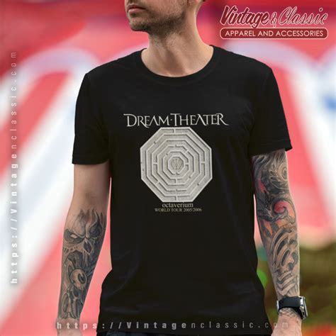 Dream Theater Shirt Octavarium World Tour - Vintagenclassic Tee