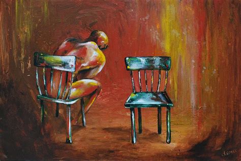 The Empty Chair Painting by Dena Lowery