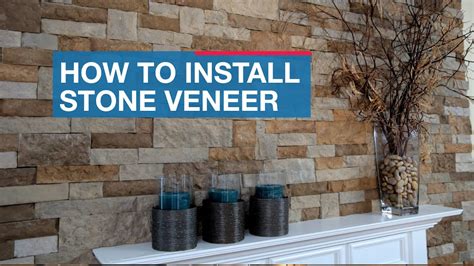 How to Install Stone Veneer - YouTube