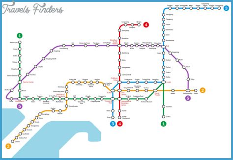 SHENZHEN METRO MAP - TravelsFinders.Com