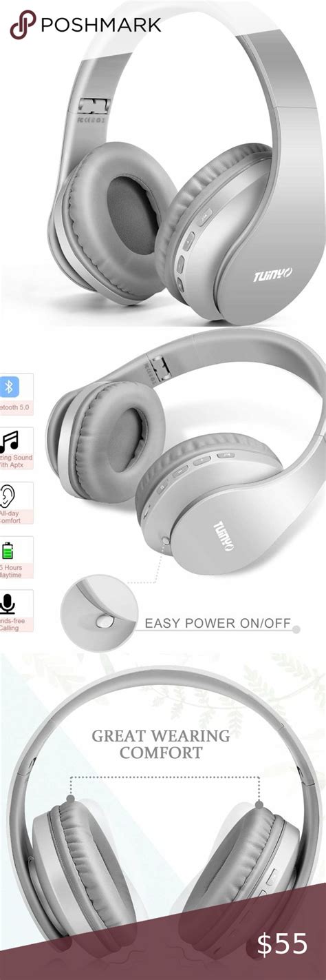 TUINYO Wireless Headphones Over Ear, Bluetooth Headphones with Microphone in 2023 | Headphones ...