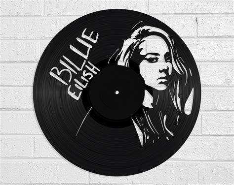 Billie Eilish Vinyl Record Art By Revamped Records