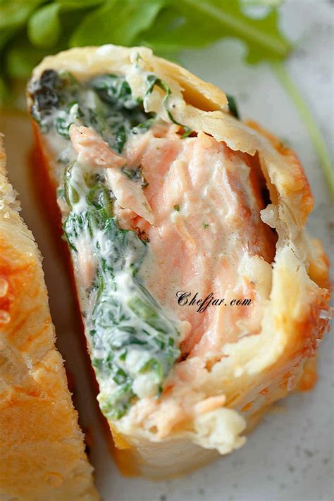 Salmon Wellington Recipe ( Video) - Chefjar