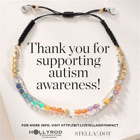 Autism Awareness Bracelet - Shine Bright & Wear Lipstick