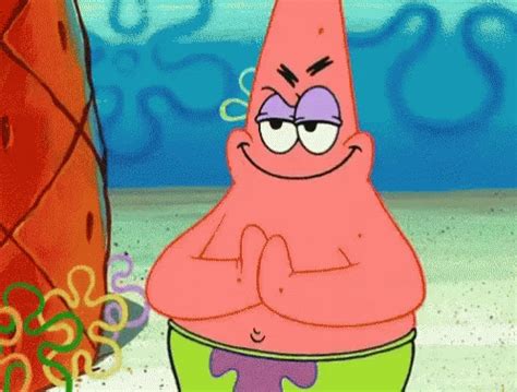 Spongebob Patrick GIF - Spongebob Patrick Evil Smile - Discover & Share ...