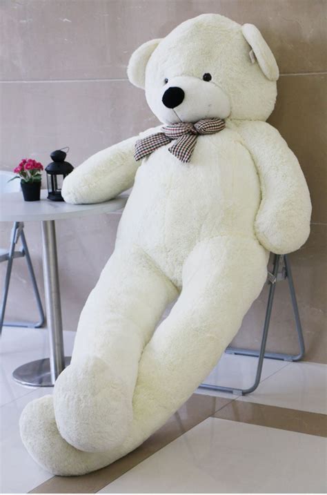 Joyfay 91" Giant Teddy Bear, White, 7.6ft, Birthday Christmas Valentine Gift - Walmart.com ...