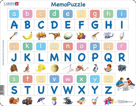 Maxi puzzle alphabet, 26 upper and lower case letters: English - Larsen ...