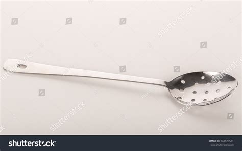 Serving Spoon Hole Holes Stock Photo 344620571 : Shutterstock