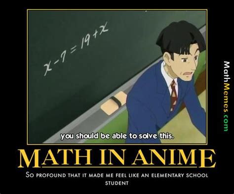 Math In Anime by TimTheCountryhog on DeviantArt