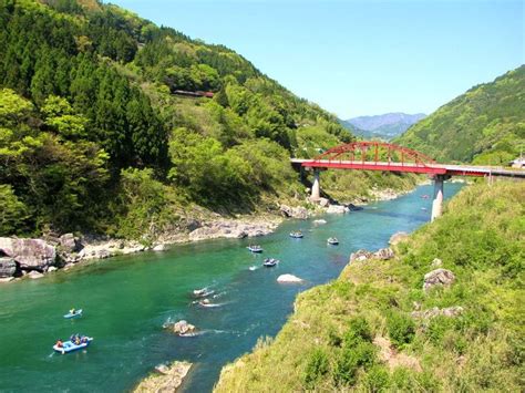 Yoshino River Rafting & Iya Kazurabashi Bridge Crossing In Tokushima, Japan | River rafting ...