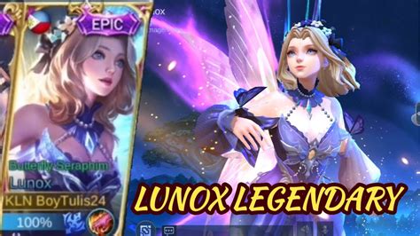 LUNOX GAMEPLAY | LEGENDARY | MOBILE LEGENDS GAME TV - YouTube