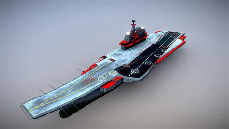 Kuznetsov Aircraft Carrier - Buy Royalty Free 3D model by Usman Zia (@Uxxman) [460d73a ...