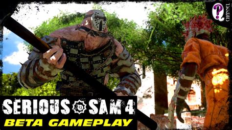 Serious Sam 4 || BETA Gameplay: enemies, weapons, locations, real ...