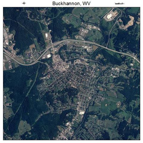 Aerial Photography Map of Buckhannon, WV West Virginia