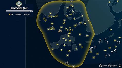 Maneater - Sapphire Bay: Complete map with all item locations | Quick Tip