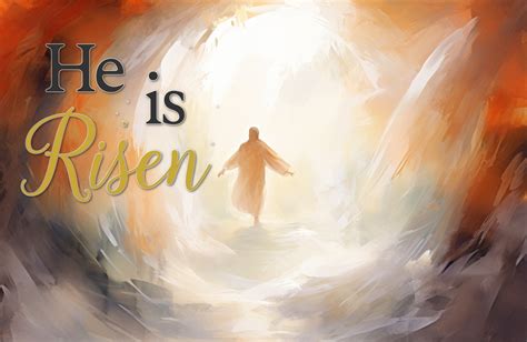 He Is Risen Jesus Art Print Free Stock Photo - Public Domain Pictures