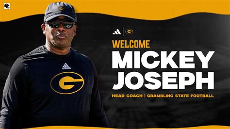 Grambling State Welcomes Mickey Joseph as Head Football Coach