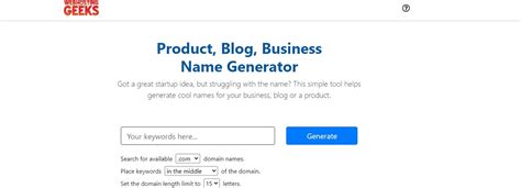 15 Best Domain Name Generators for Ideas (2021)