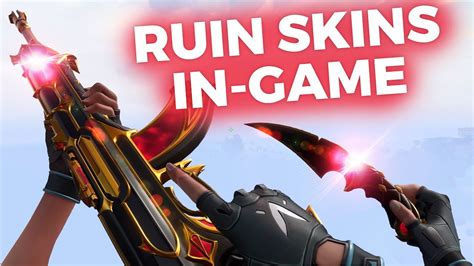 VALORANT NEW KARAMBIT KNIFE AND RUIN SKINS IN-GAME! NEW SKINS! // EXCLUSIVE VALORANT Gameplay ...