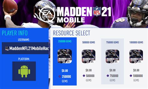 Madden NFL 21 Mobile Hack - Madden NFL 21 Mobile Cheat Gems and Cash