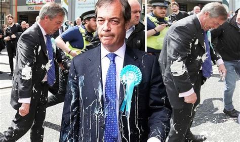 Nigel Farage milkshake attack: Man charged with common assault | Politics | News | Express.co.uk