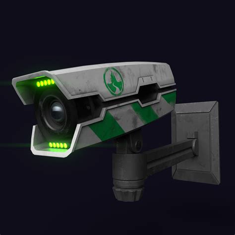 ArtStation - Futuristic Security Camera