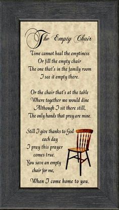 8 Best Empty Chair Poem images | Christmas deco, Diy christmas ...