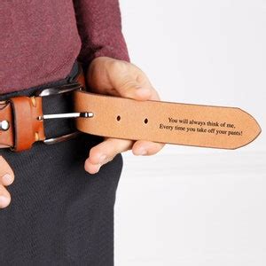 Custom Handmade Full Grain Leather Belt, Personalized Gift for Him ...