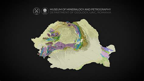 Geological Map of Romania 1 : 5.000.000 - 3D model by Museum of ...