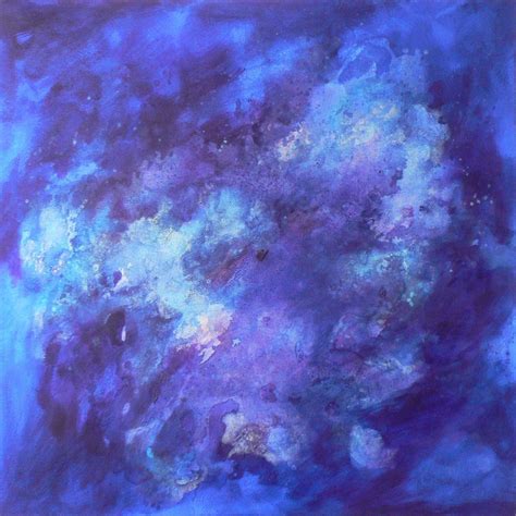 Infinite blue Acrylic painting by Carolynne Coulson | Artfinder