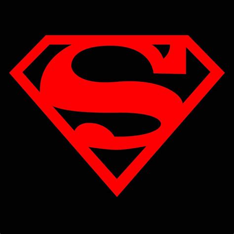 Superman Symbol Red by DeathCantrell on DeviantArt