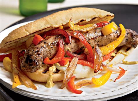 It's time to say goodbye to pork, at least in this sausage sandwich recipe. We swap in chicken ...