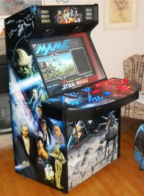 WOW! Star Wars Tribute! 4 Player 37" LCD Home Video Arcade Game MAME(TM ...