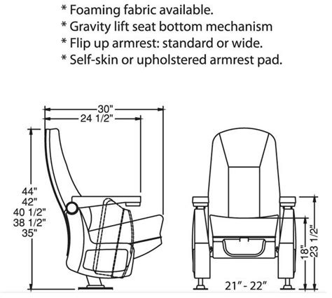 theatre seating dimensions | Cinema design, Cinema chairs, Theater seating