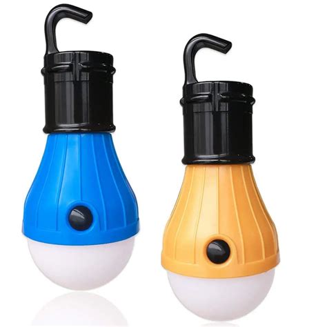 2x Camping Lights Tent Lights Emergency Light Portable Battery Powered ...