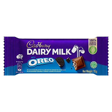 Cadbury Chocolate Dairy Milk with Oreo | 95g | Chocolate | Walter Mart