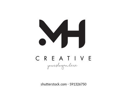 Mh Letter Logo Design Creative Modern Stock Vector (Royalty Free) 591326750 | Shutterstock