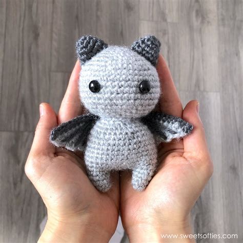 Sir Batwington the Bat · Free Amigurumi Crochet Pattern - Sweet Softies