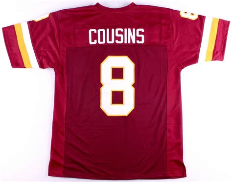 Kirk Cousins Redskins On-Field Style Custom Stitched Jersey (Size XL) | Pristine Auction