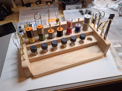 Pin by Oliver Otto on Fly Tying Desks, Organizers, Tools and Material Storage | Fly tying tools ...