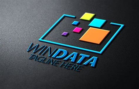 Data Logo by eSSeGraphic on @creativemarket Business Brochure, Business Card Logo, Data Logo ...