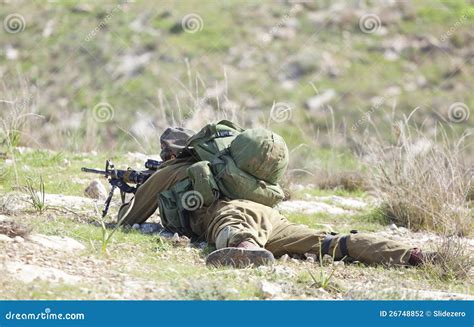 Israeli soldier training editorial photography. Image of helmet - 26748852