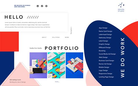 Concept Portfolio Design :: Behance